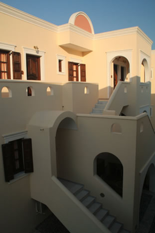 Our hotel in Santorini